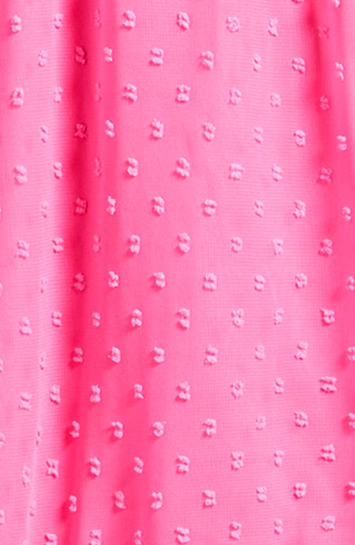 Ava & Yelly Kids' Clip Dot Hankey Maxi Dress In Pink