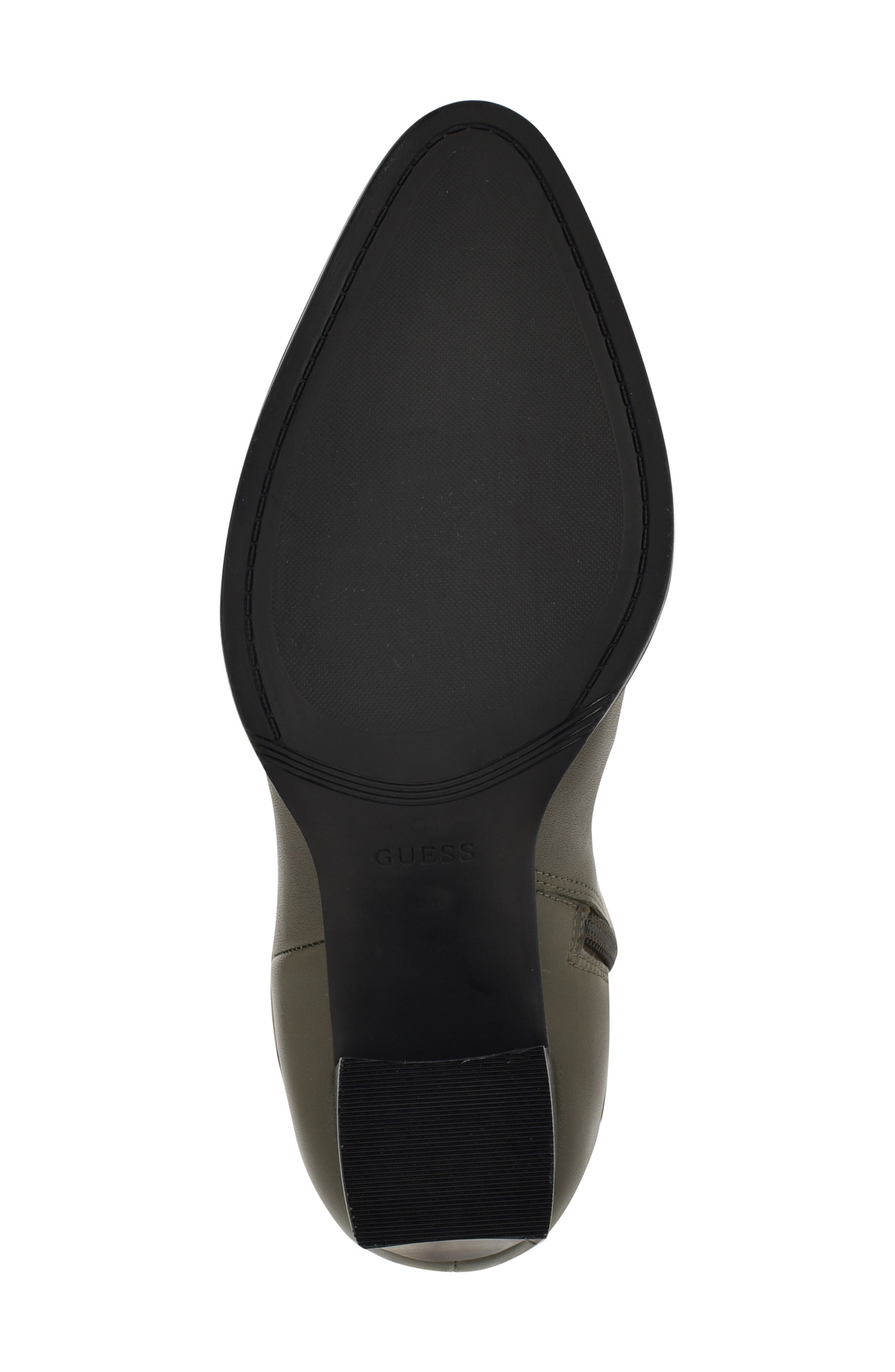 GUESS Perinna Over the Knee Block Heel Boot, Alternate, color, Green