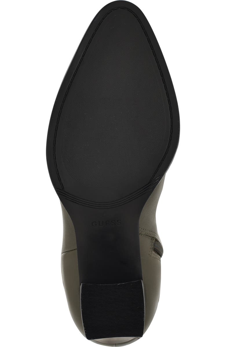 GUESS Perinna Over the Knee Block Heel Boot, Alternate, color, Green