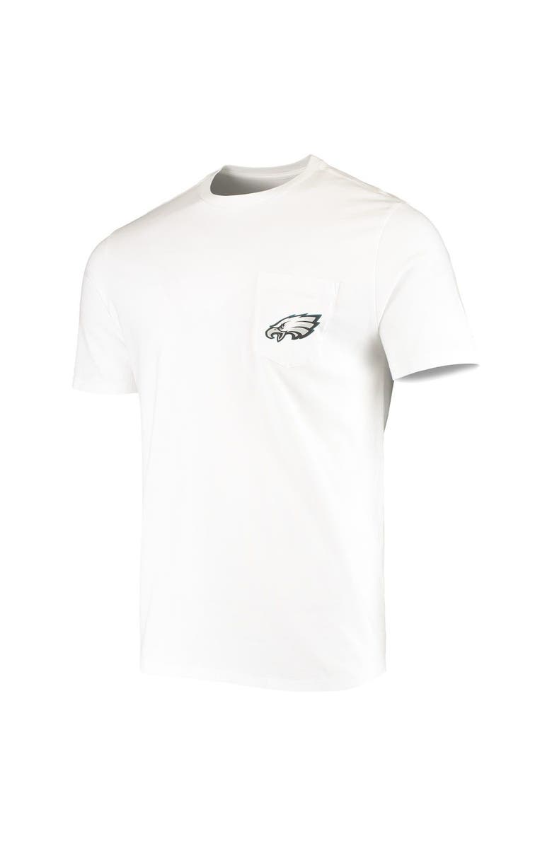 vineyard vines Men's Vineyard Vines White Philadelphia Eagles Big & Tall Helmet T-Shirt, Alternate, color,