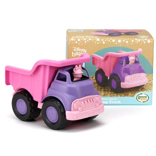 Green Toys Green Toy Disney Baby Minnie Mouse Dump Truck, Plastic, Play Vehicle, Kids In Black