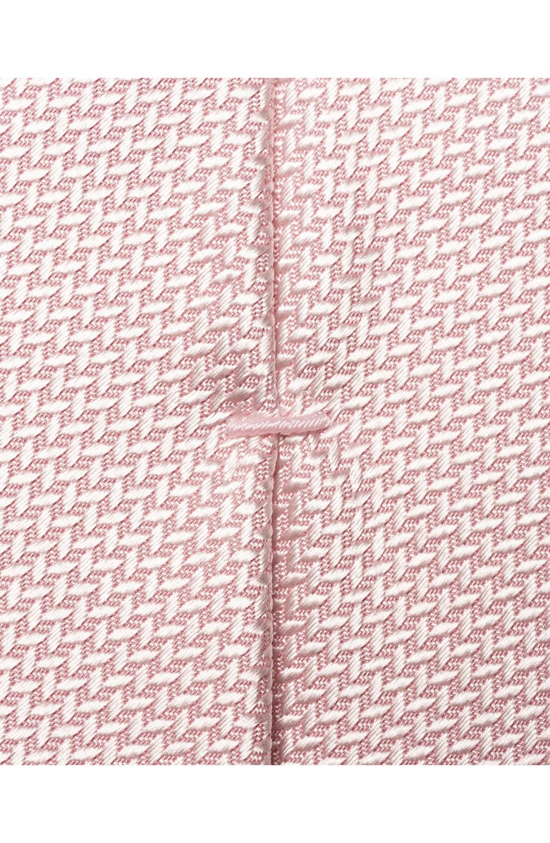 Eton Pink Textured Silk Tie, Alternate, color,