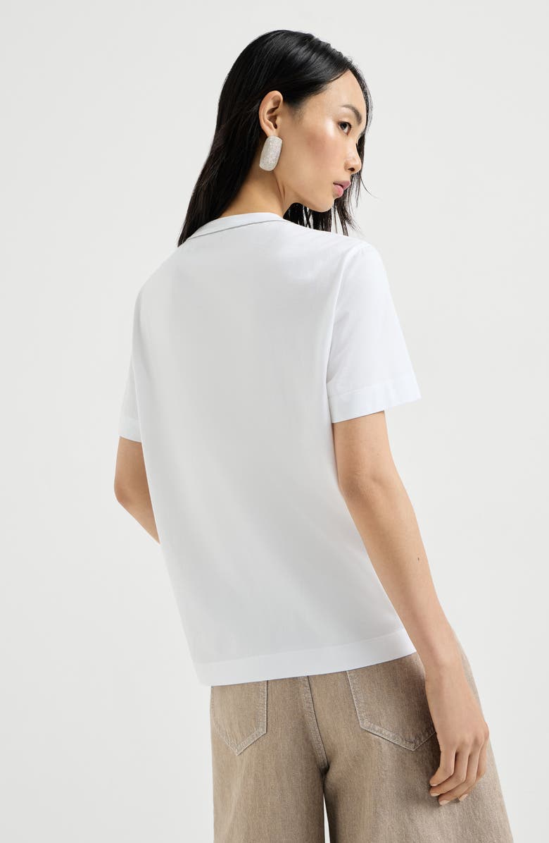 Brunello Cucinelli Jersey T-shirt, Alternate, color, White