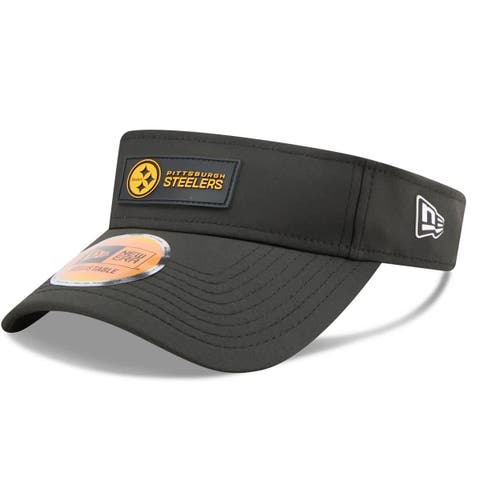 Men's New Era Black Pittsburgh Steelers 2025 Sideline  Visor
