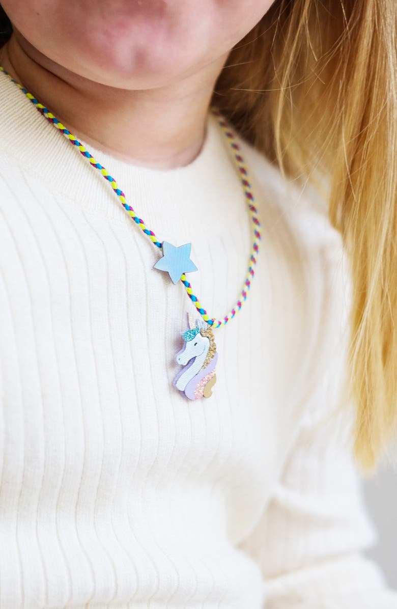 Mimi & Lula Kids' Unicorn Jewelry Set, Alternate, color, Pink
