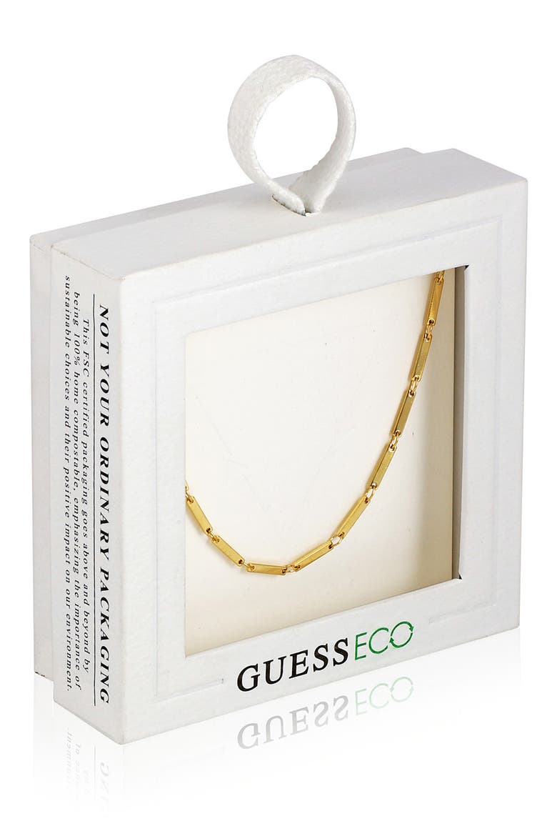 Flat Chain Necklace, Alternate, color, GOLDTONE