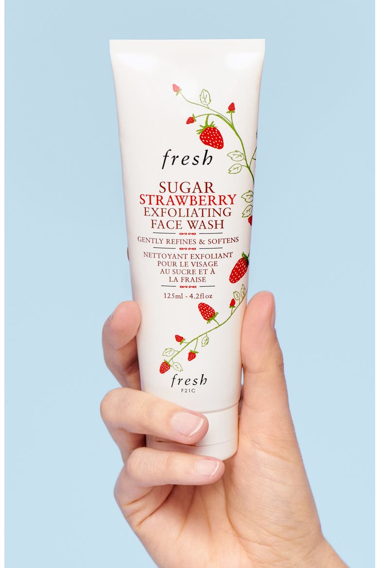 Sugar Strawberry Exfoliating Face Wash, Alternate, color, NO COLOR