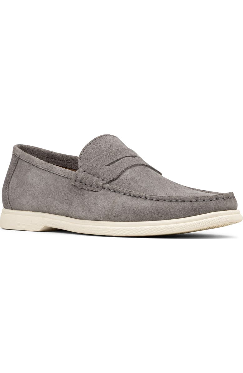 Donald Pliner Clive Penny Loafer, Main, color, Light Grey