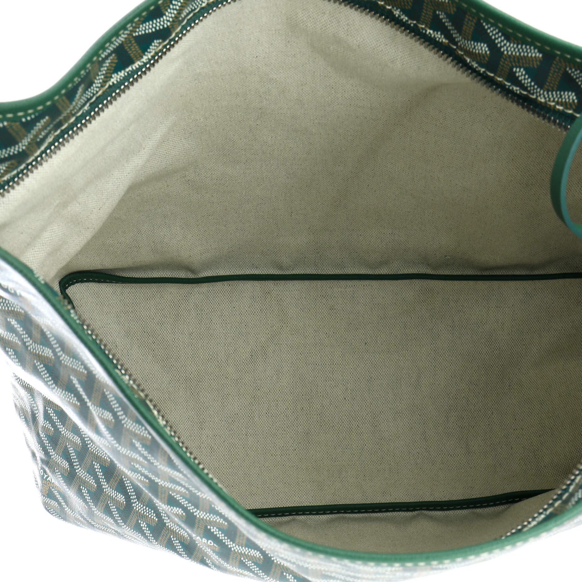 Pre-Owned Goyard Boheme Hobo Coated Canvas, Alternate, color, 