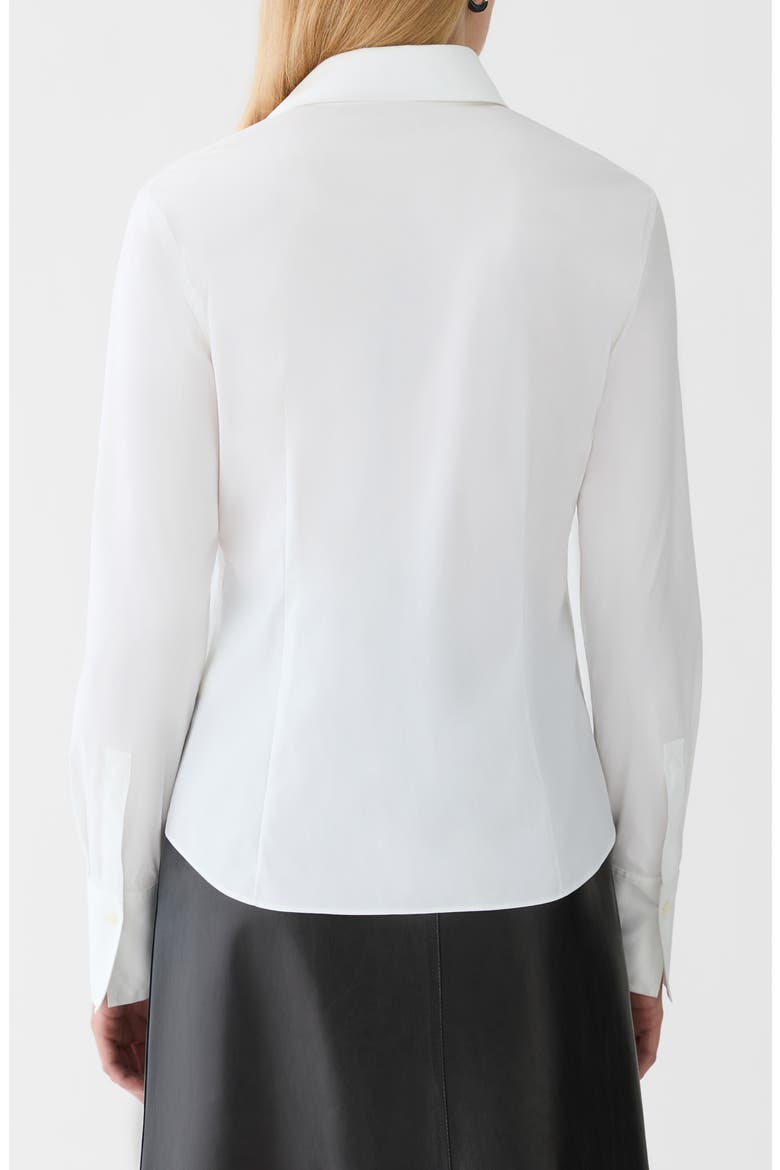 Fitted Shirt with French Cuffs, Alternate, color, WHITE