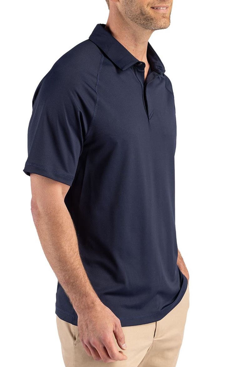 Prospect Epic Confidence Textured Performance Polo, Alternate, color, NAVY BLUE