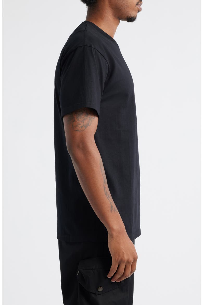Helmet Head Cotton Graphic T-Shirt, Alternate, color, BLACK