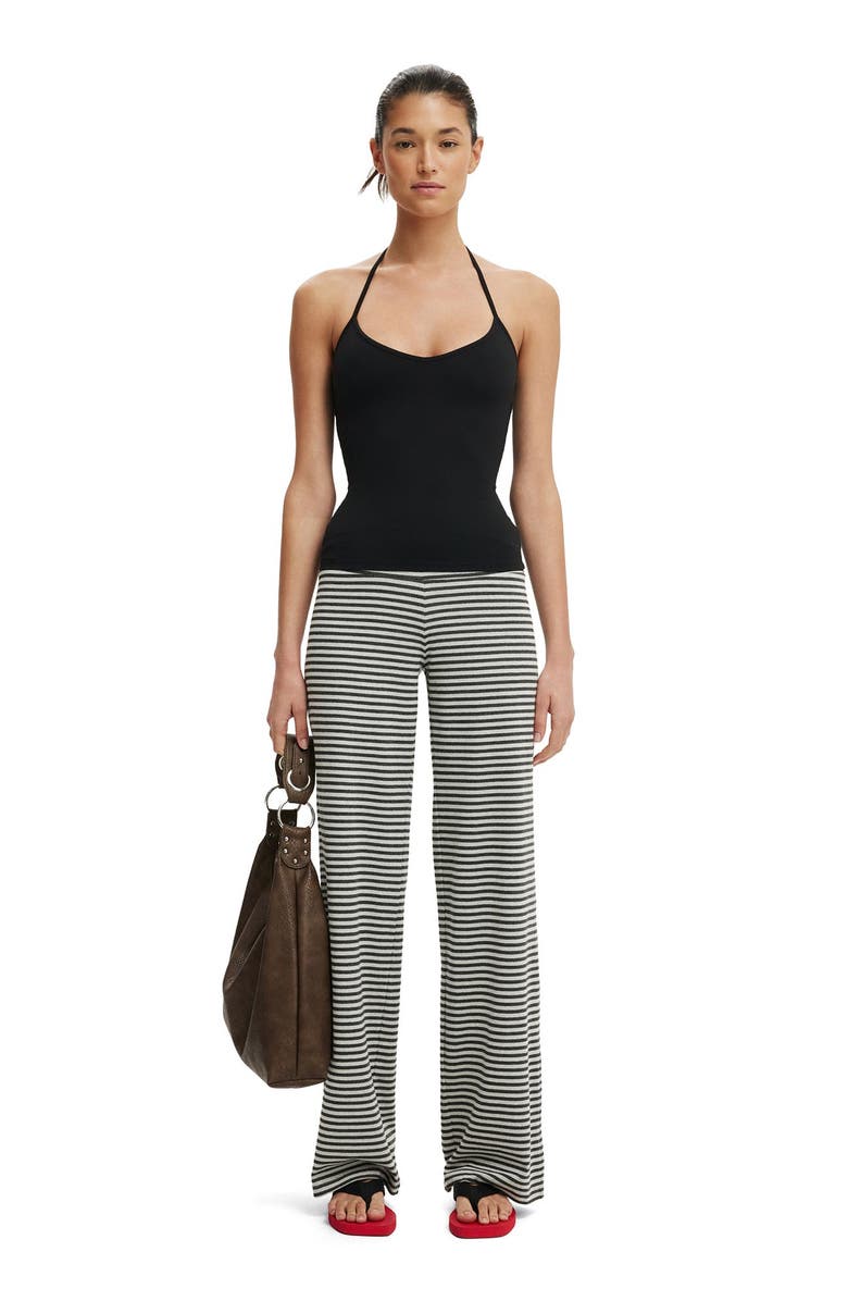 Cotton On Women's Hold Me Tie Halter, Alternate, color, Black