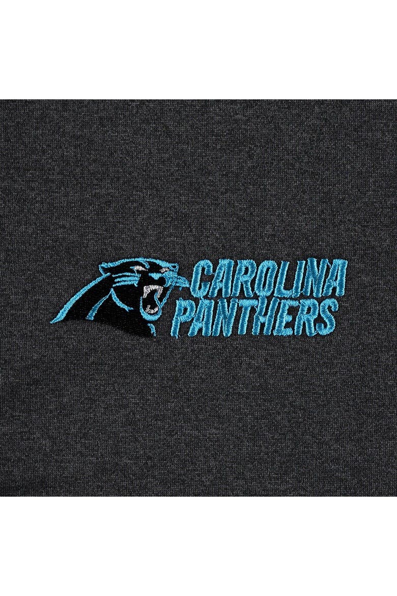 Men's Dunbrooke Heather Black Carolina Panthers Freestyle Coated Tech Fleece Full-Zip Jacket, Alternate, color, Heather Black