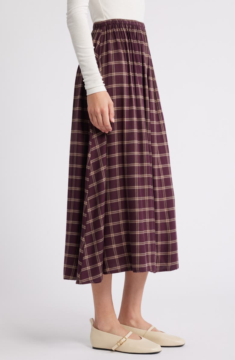 Treasure & Bond Plaid Midi Skirt, Alternate, color,