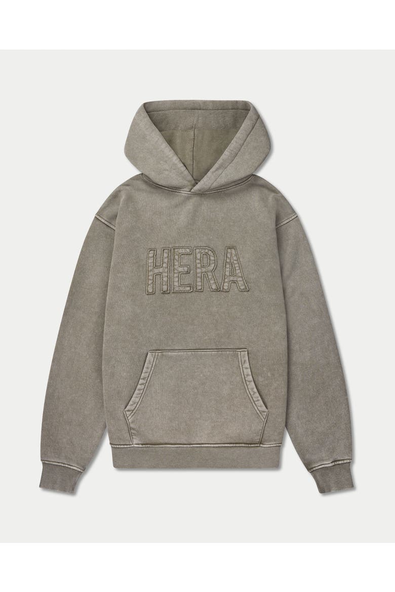 Faded Long Sleeve Oversized Hoodie, Alternate, color, Washed Marsh Grey