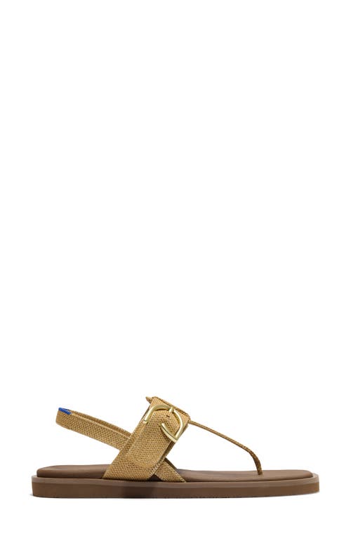 Rothys Rothy's The T-strap Sandal In Gold