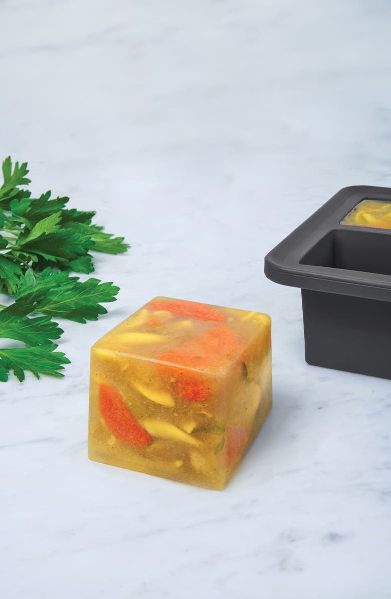 W&P Design Cup 6-Cube Freezer Tray, Alternate, color, Charcoal