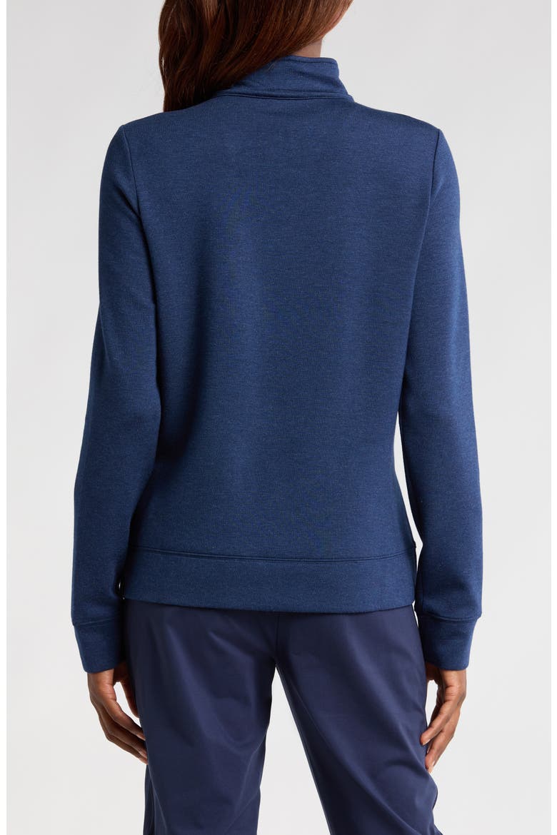 Shadow Mirage Half Zip Pullover, Alternate, color, HEATHER NAVY