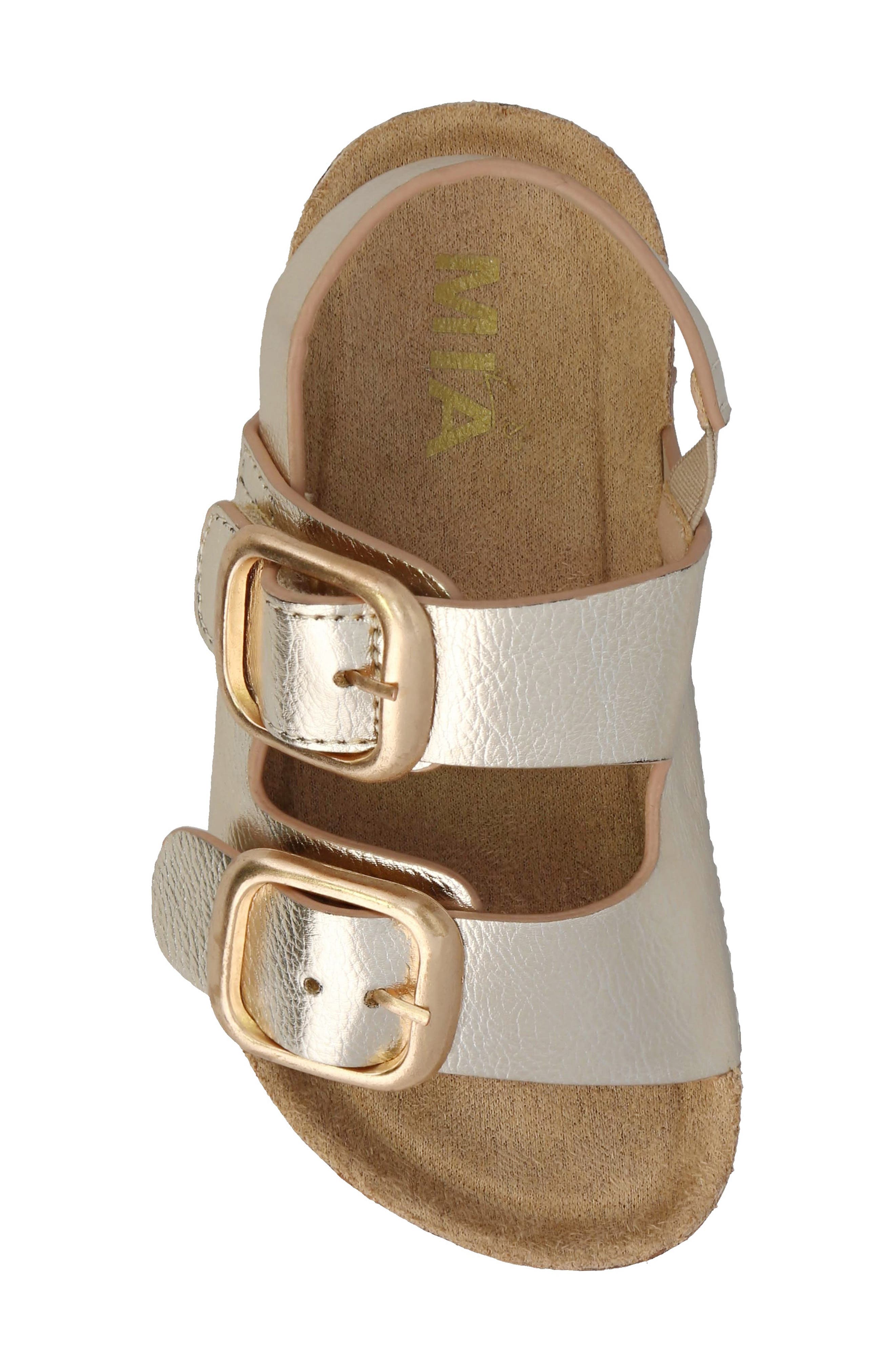 Kids' Lil Belky Slingback Sandal, Alternate, color, GOLD