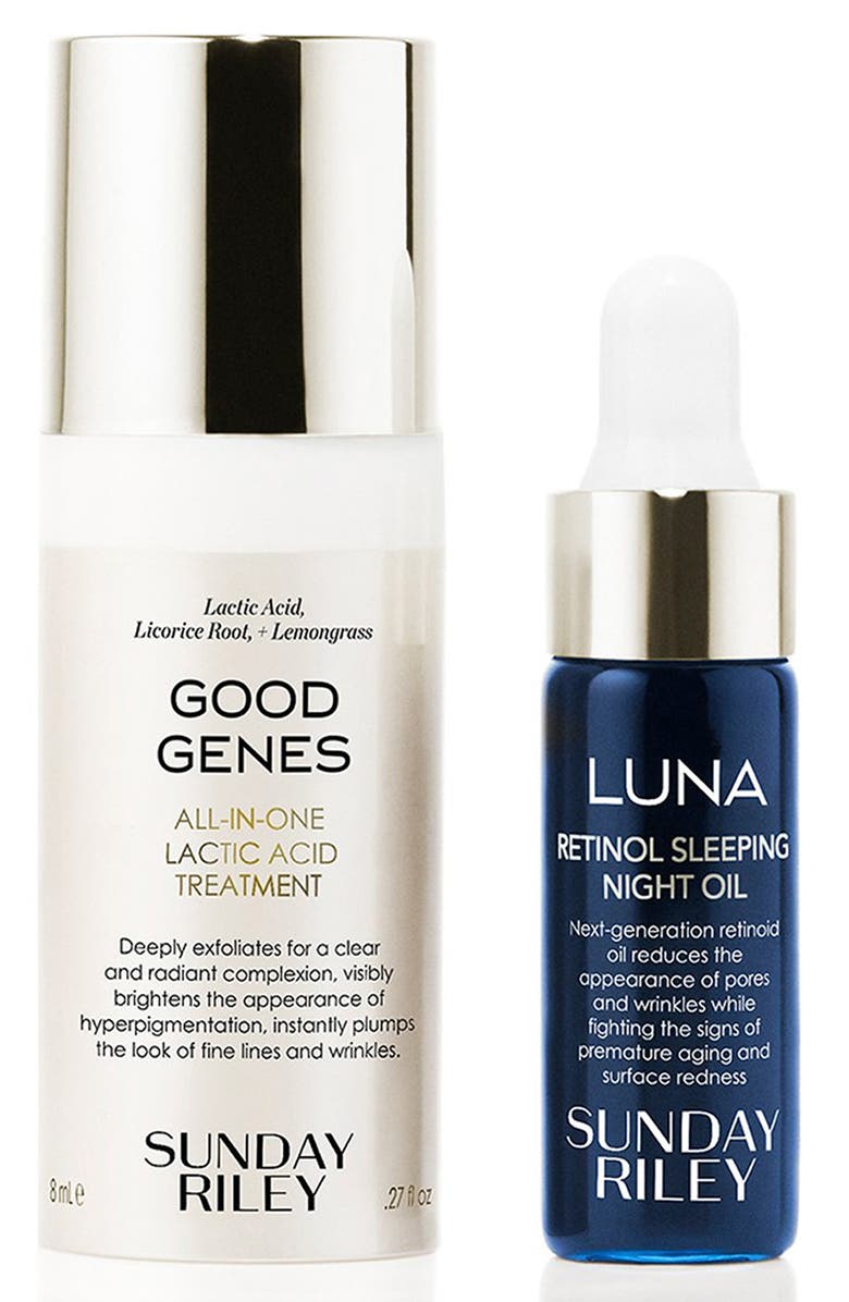 Sunday Riley Power Couple Travel Size Set, Main, color, 