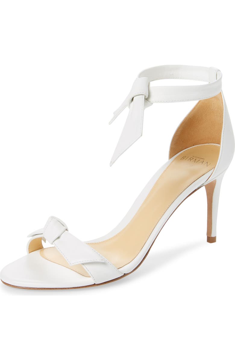 Alexandre Birman Clarita Ankle Tie Sandal, Main, color, White