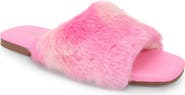 Yosi Samra Kids' Miss Nora Faux Fur Slide