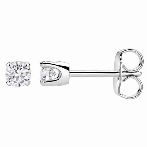 Seraph 14K Gold 1.5 Ct TW E VVS2-VS1 Lab Grown Round Diamond Stud Earrings
