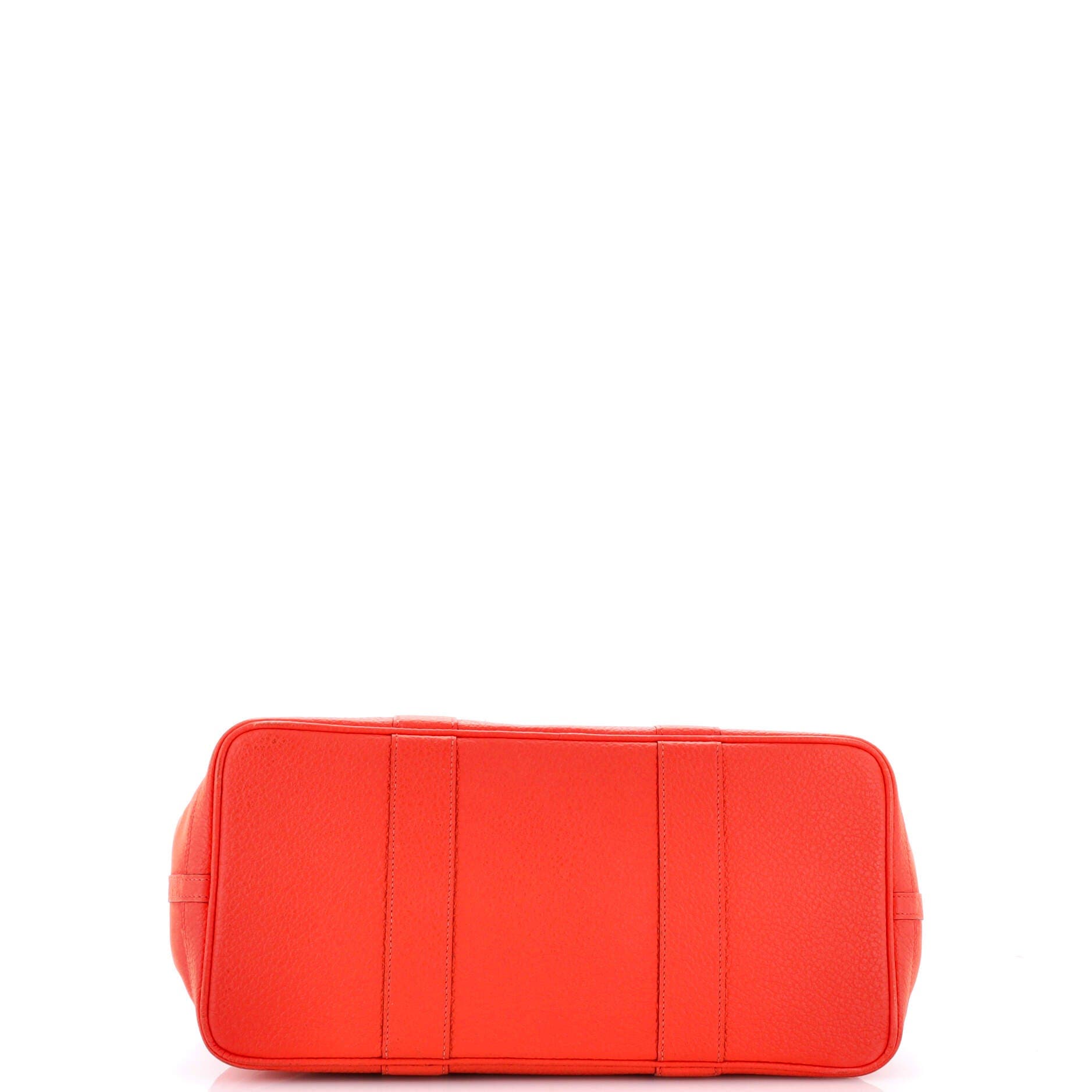 Pre-Owned Hermes Garden Party Tote Toile and Leather 36, Alternate, color, Orange Poppy