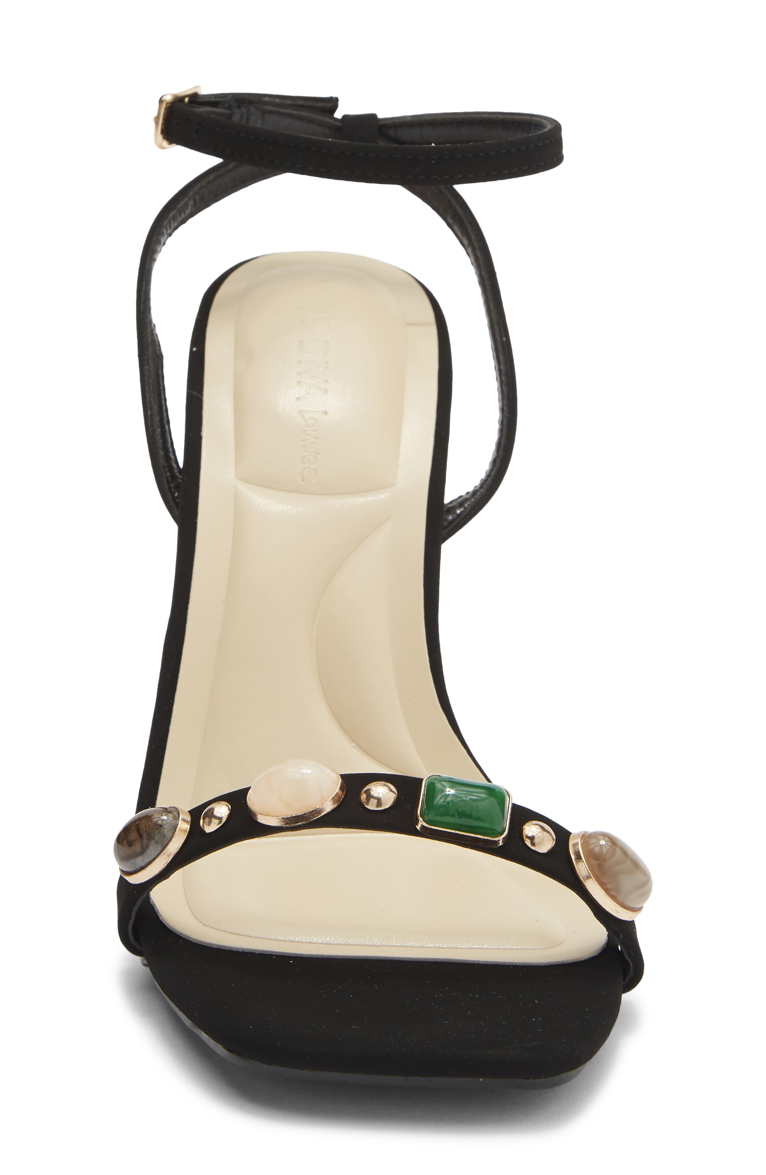 Narala Ankle Strap Sandal, Alternate, color, BLACK