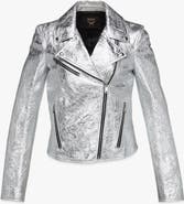 MCM Rider Jacket in Metallic Lambskin
