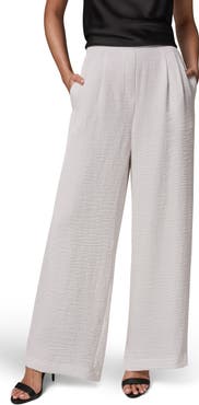 Donna Karan New York Pleat Front Wide Leg Pants