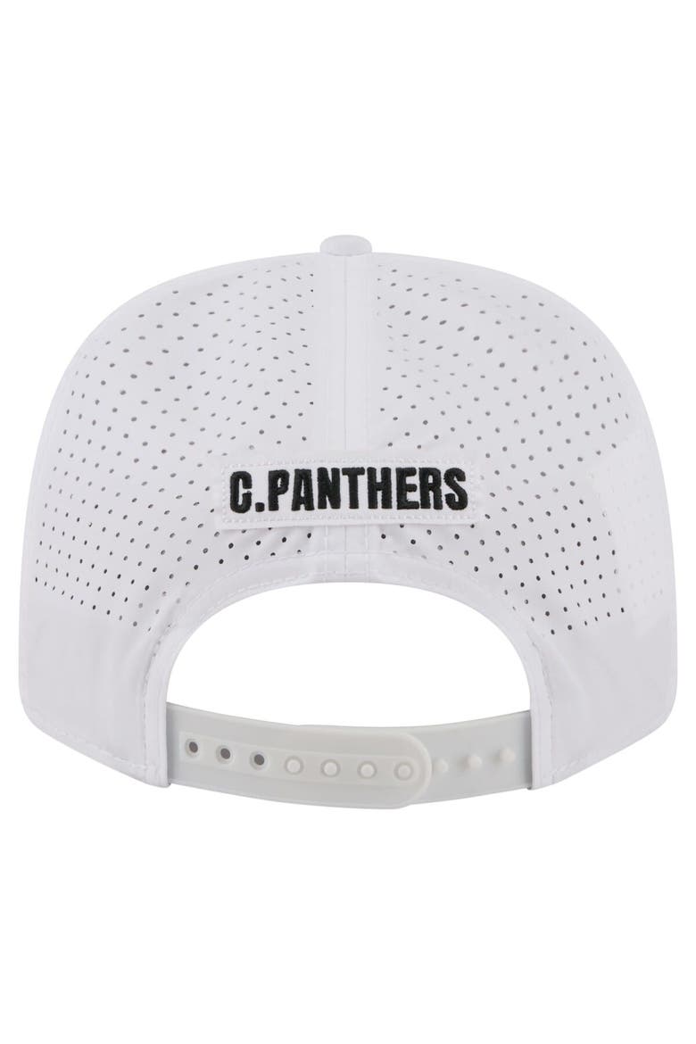 Men's New Era White Carolina Panthers Name Plate 9SEVENTY Adjustable Hat, Alternate, color, White