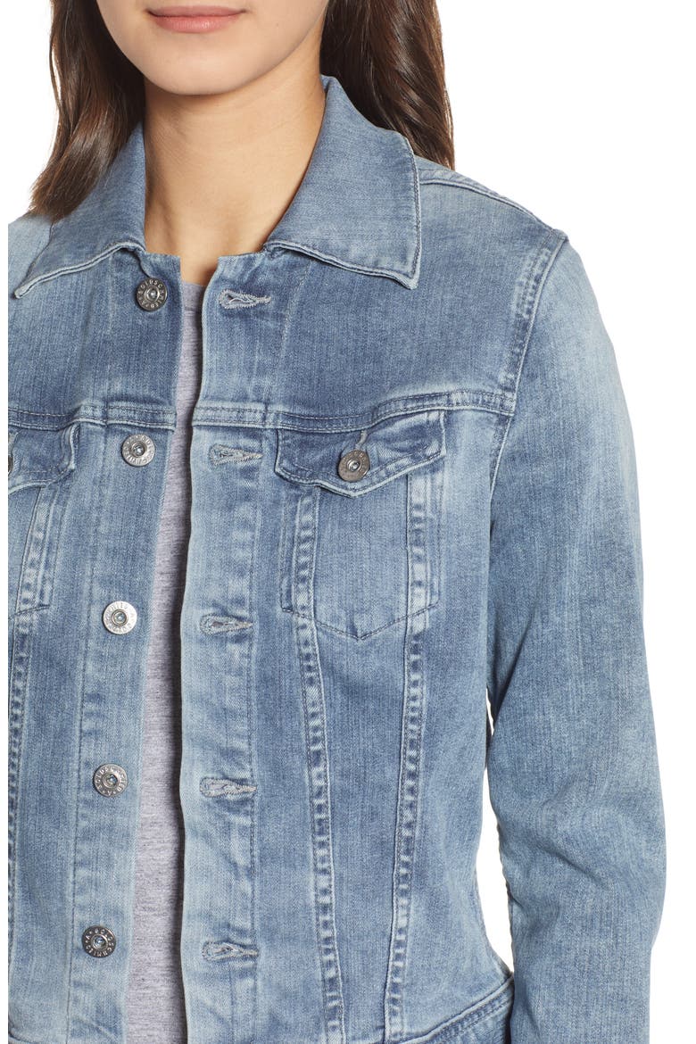 'Robyn' Denim Jacket, Alternate, color, STREAMSIDE