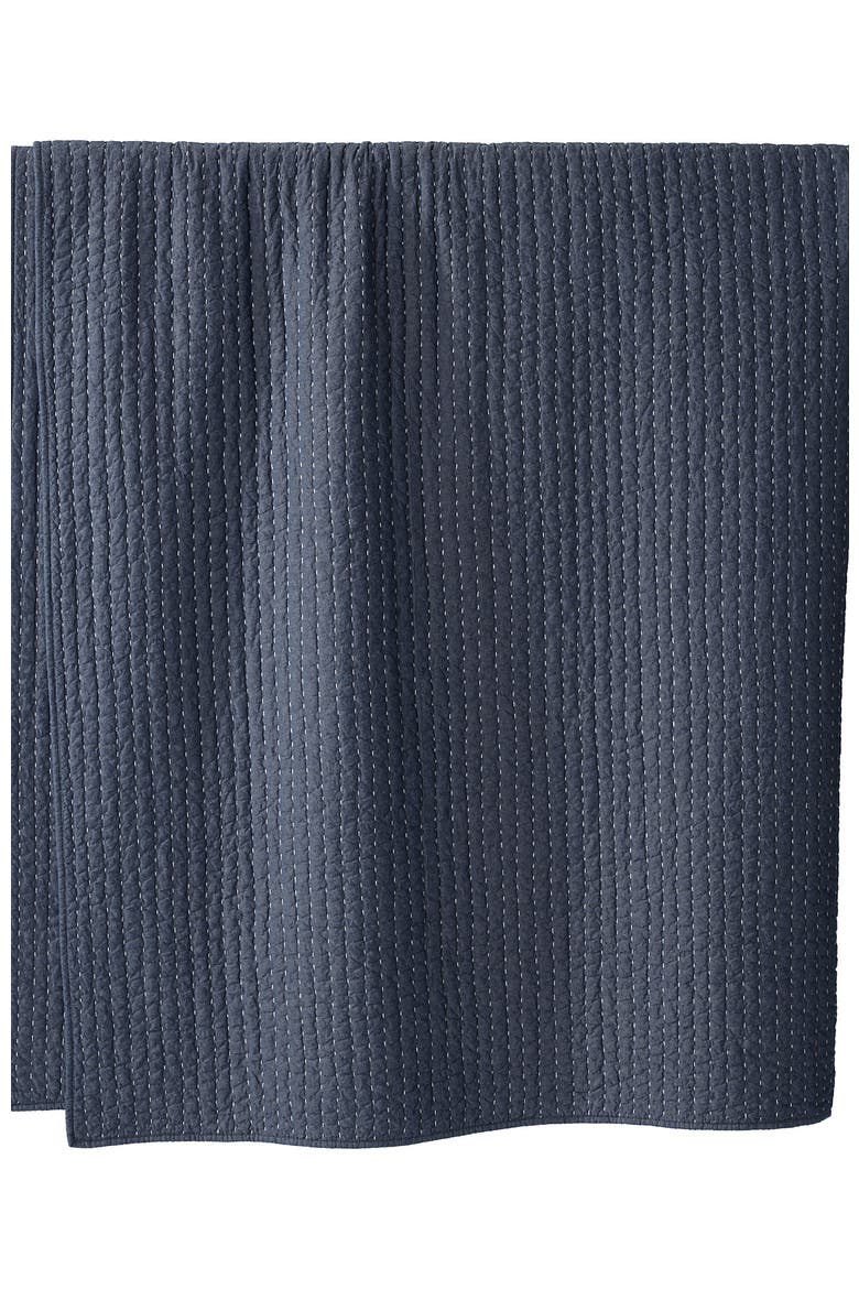 Seed Stitch Quilt, Alternate, color, Dark Chambray