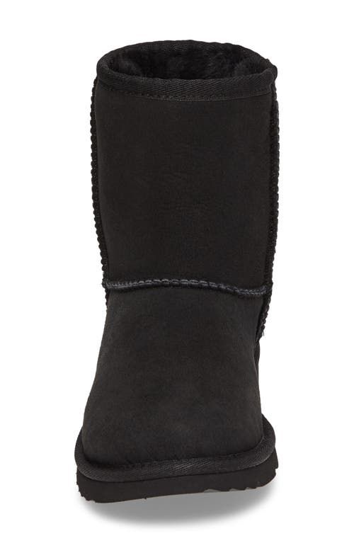 Ugg(r) Classic Short Ii Water Resistant Genuine Shearling Boot In Black