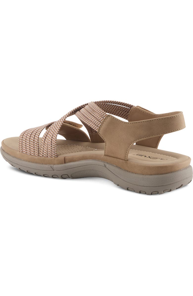 Flexus by Spring Step Crossbeam Sandal, Alternate, color, Tan