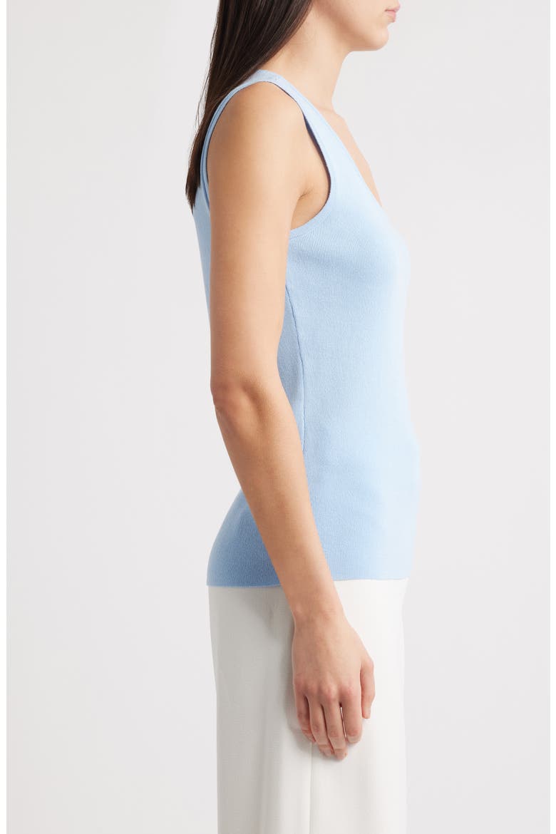 Scoop Neck Sweater Tank, Alternate, color, ICE BLUE
