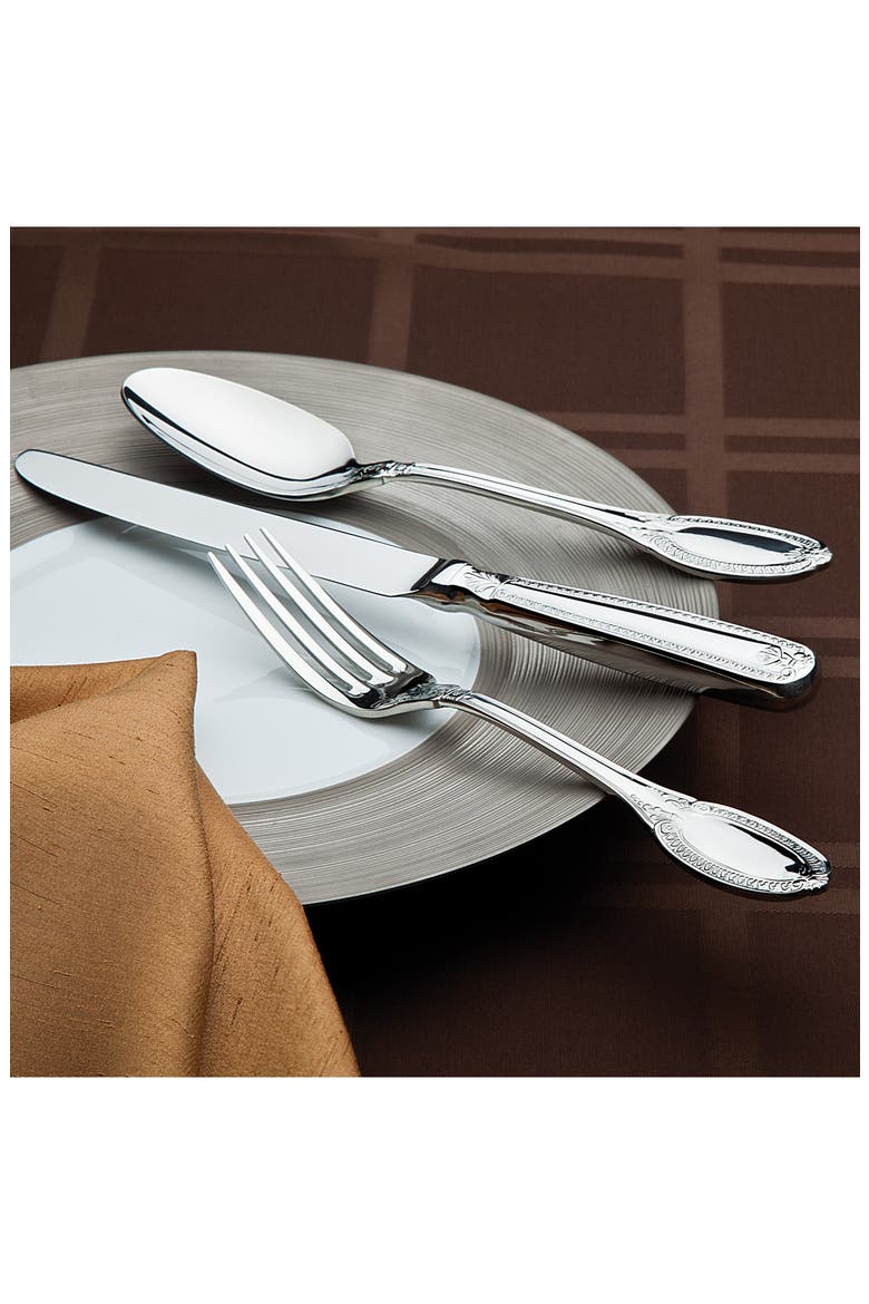 Imperia 45-Piece Flatware Set, Alternate, color, SILVER