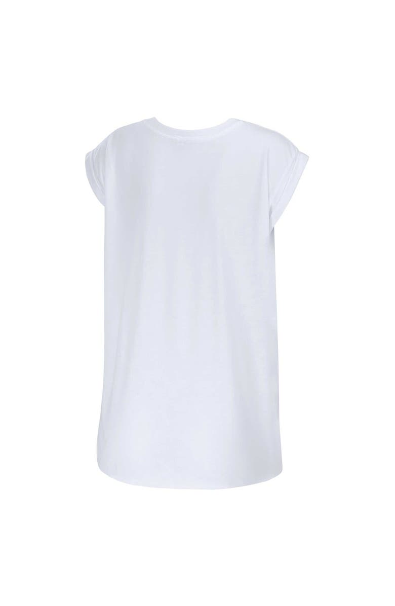 WEAR by Erin Andrews Women's WEAR by Erin Andrews White Buffalo Bills Checker Muscle Tank Top, Alternate, color, 