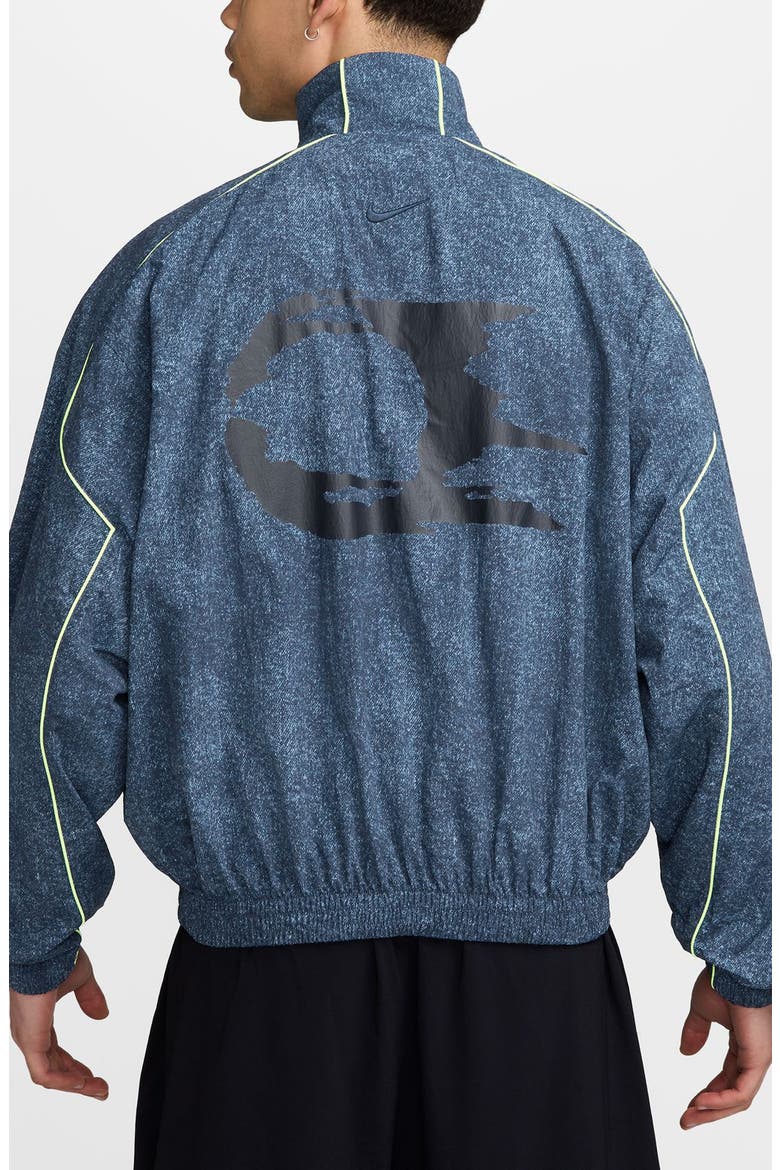 Club Full Zip Windbreaker, Alternate, color, WORK BLUE/ OBSIDIAN