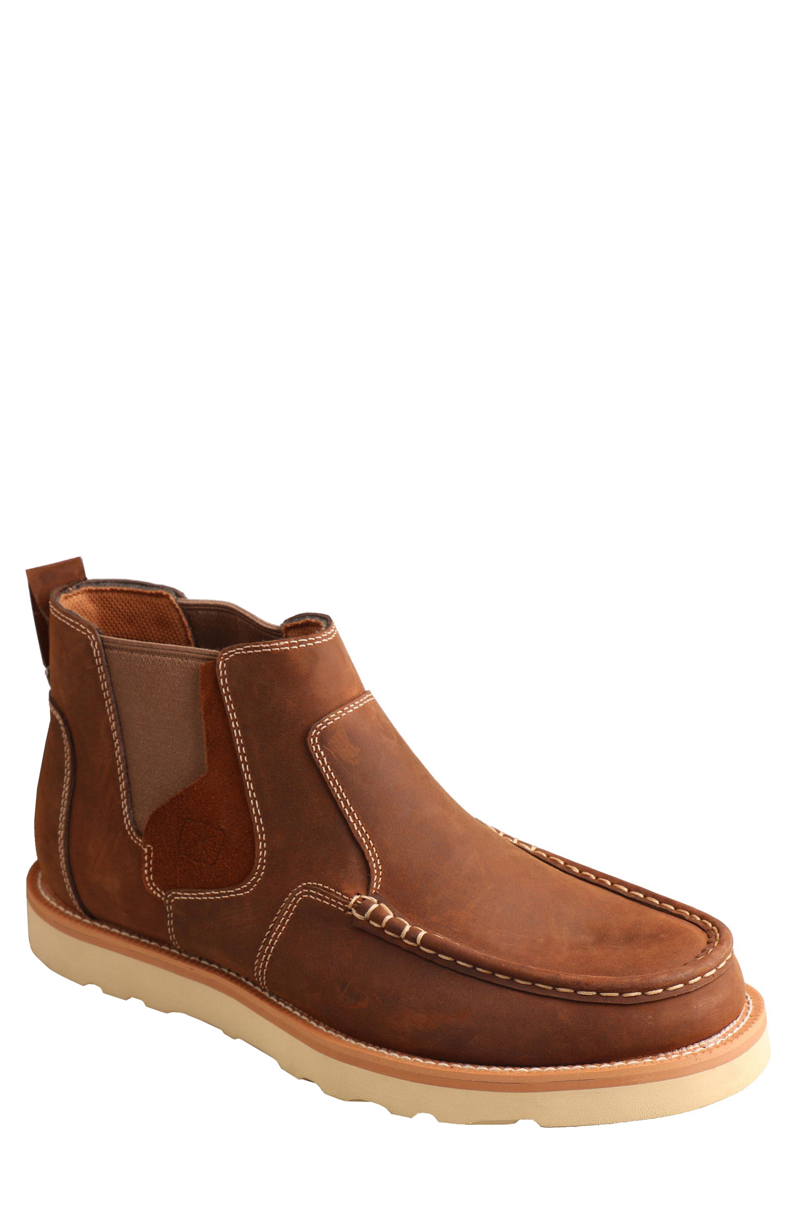 Twisted X 4" Double Gore Wedge Boot, Main, color, 