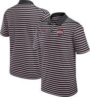 Nike Men's Nike Black/White Ohio State Buckeyes Primetime Victory Striped Performance Polo