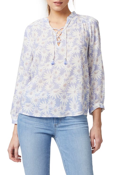 Sharene Lace-Up Top