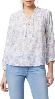 PAIGE Sharene Lace-Up Top