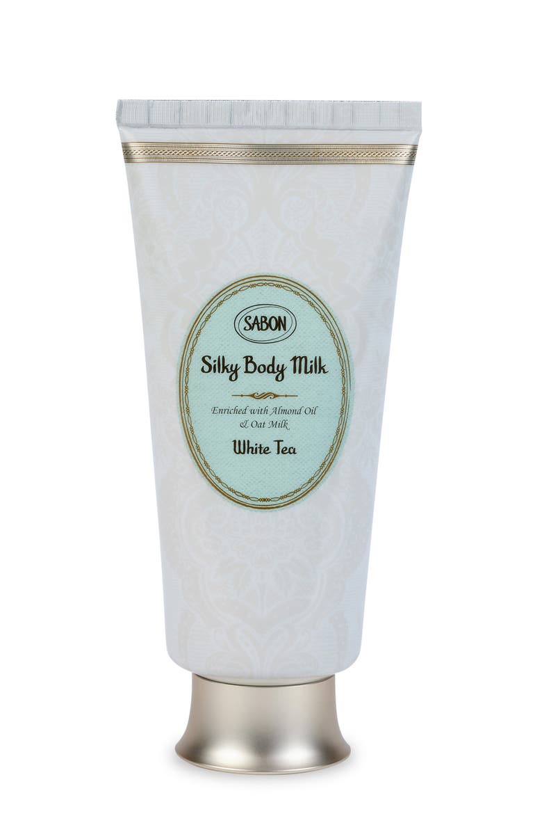 SABON Silky Body Milk Delicate Jasmine 200mL, Alternate, color, White Tea