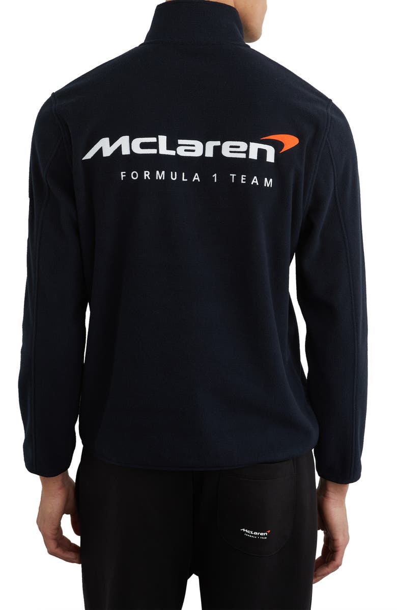 Reiss x McLaren Quarter Zip Pullover, Alternate, color, Navy