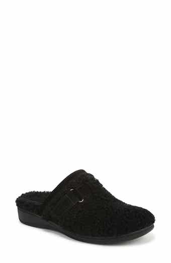 Vionic Izzy Faux Shearling Clog