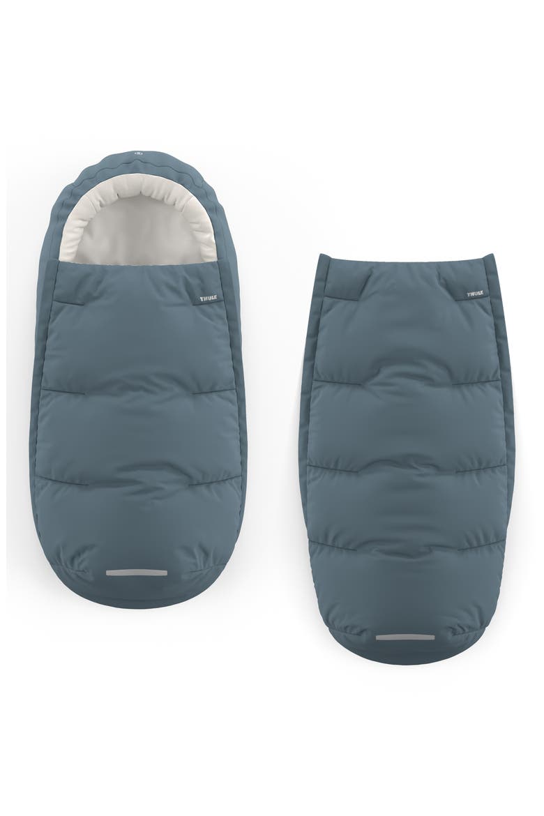 Elements High Performance Footmuff, Alternate, color, DARK SLATE