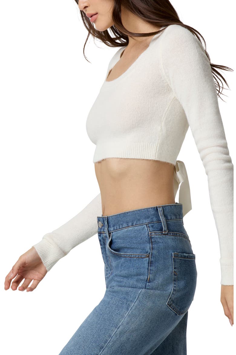 Tie Back Bow Pullover, Alternate, color, JET STREAM